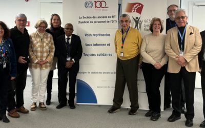 The new Bureau 2024-2025 Board of the Section of ILO former Officials